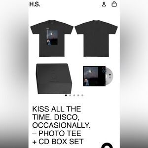 Harry Styles Kiss All The Time Disco Occasionally Photo Tee CD Box Set Sold Out